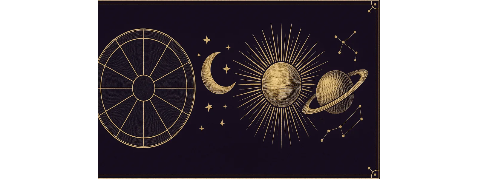 Cer înstelat cu roata zodiacului - horoscop Berbec